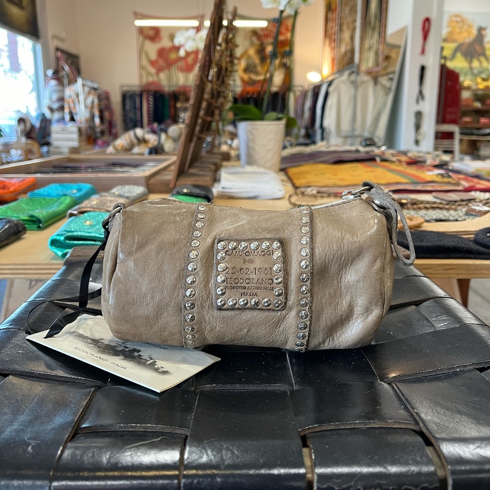 Campomaggi Barrel Bag in Ghiaccio